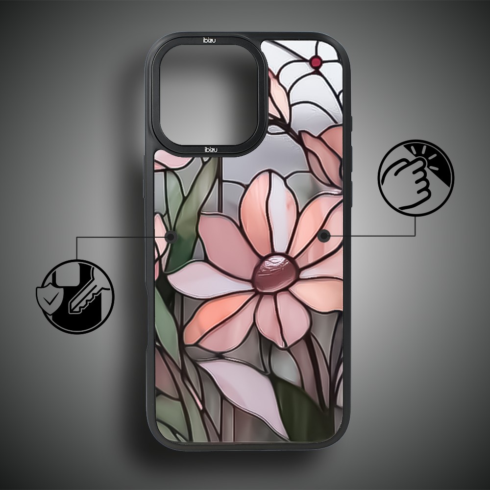 Etui do iPhone 14 Pro Max IBIZU DropGuard Matt z MagSafe, Barwy Szkła, Różowa magnolia (4)