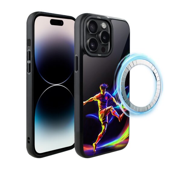 Etui do iPhone 14 Pro Max IBIZU DropGuard Matt z MagSafe, #ElectroMove, W rytmie piłki nożnej (4)