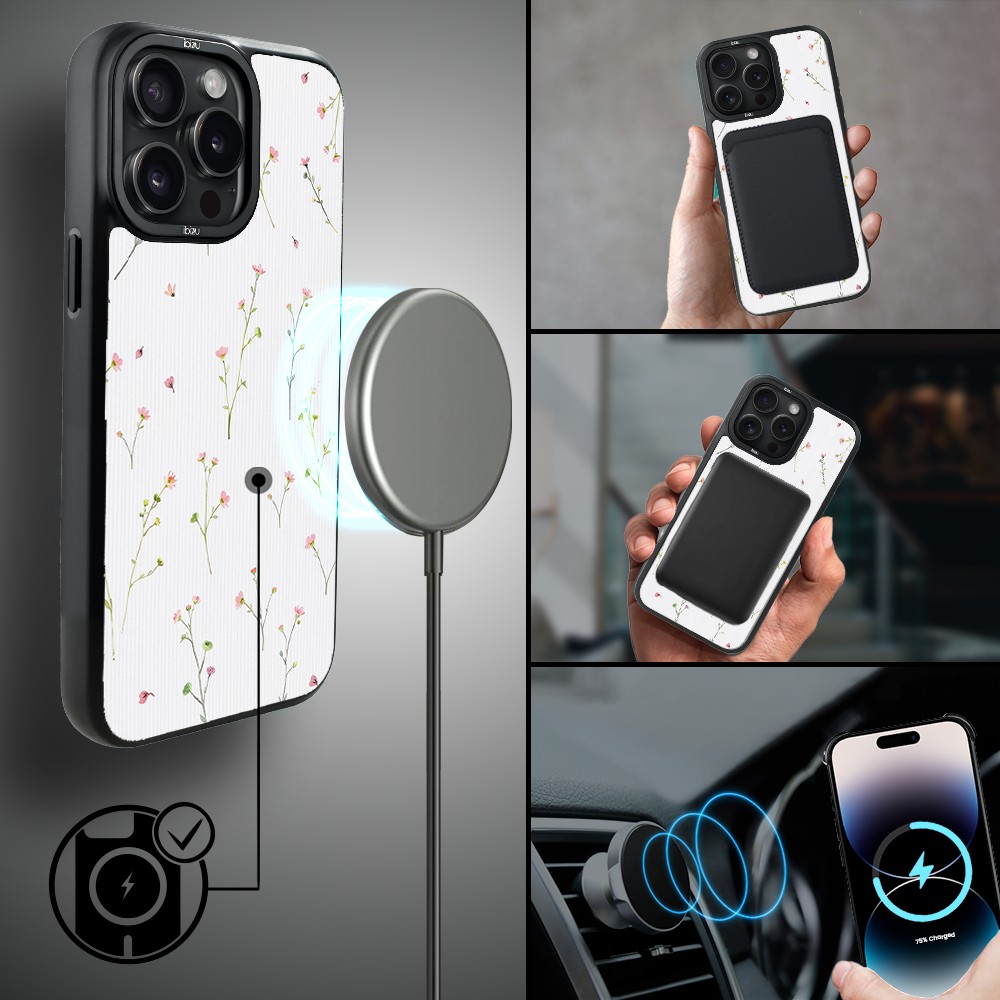 Etui do iPhone 14 Pro Max IBIZU DropGuard Matt z MagSafe, Pastel Bloom, Polna fantazja (5)