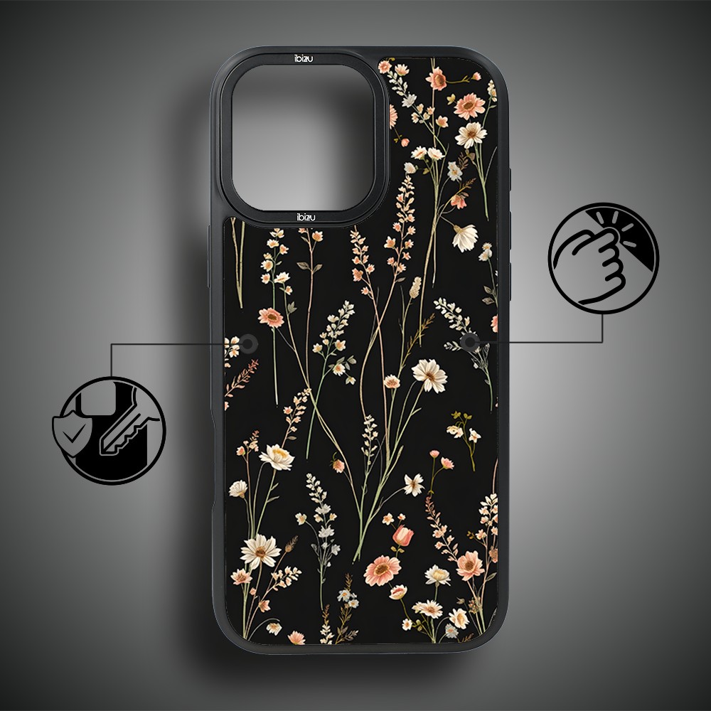 Etui do iPhone 14 Pro Max IBIZU DropGuard Matt z MagSafe, Pastel Bloom, Północny ogród (4)