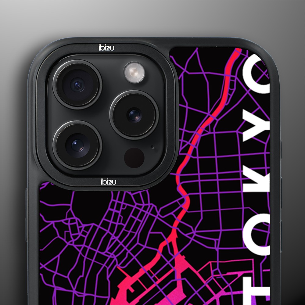 Etui do iPhone 14 Pro Max IBIZU DropGuard Matt z MagSafee, Mapy Świata, Tokyo (6)