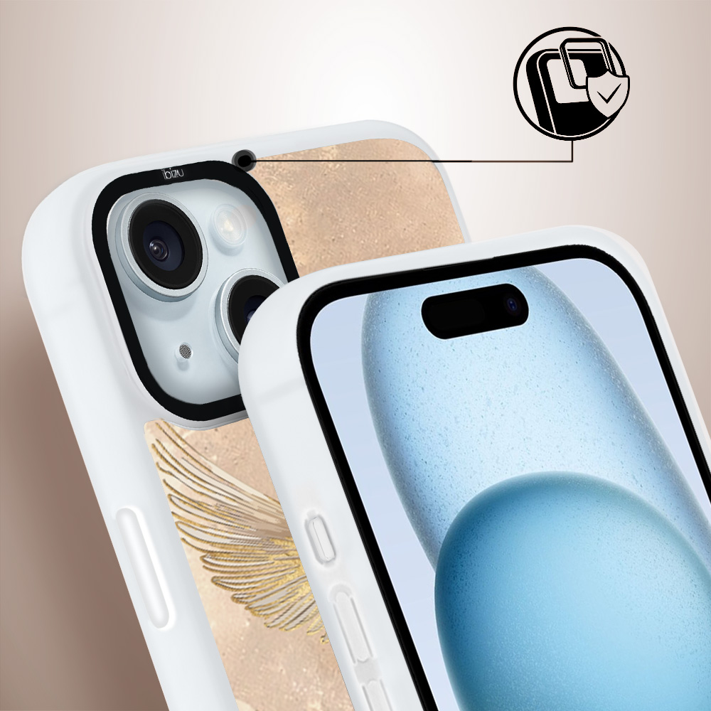 Etui-do-iPhone-15-IBIZU-DropGuard-Matt-z-MagSafe-Boho-Złote-żurawie (6)