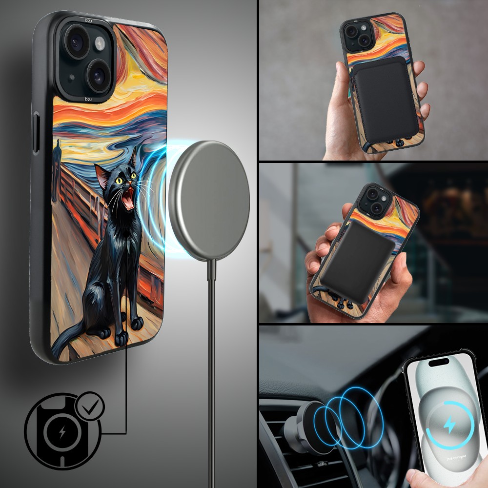 Etui-do-iPhone-15-IBIZU-DropGuard-Matt-z-MagSafe-Edvard-Munch-krzyk-kota (1)