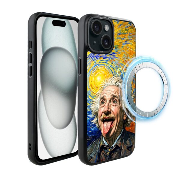 Etui do iPhone 15 Plus IBIZU DropGuard Matt z MagSafe, Einstein
