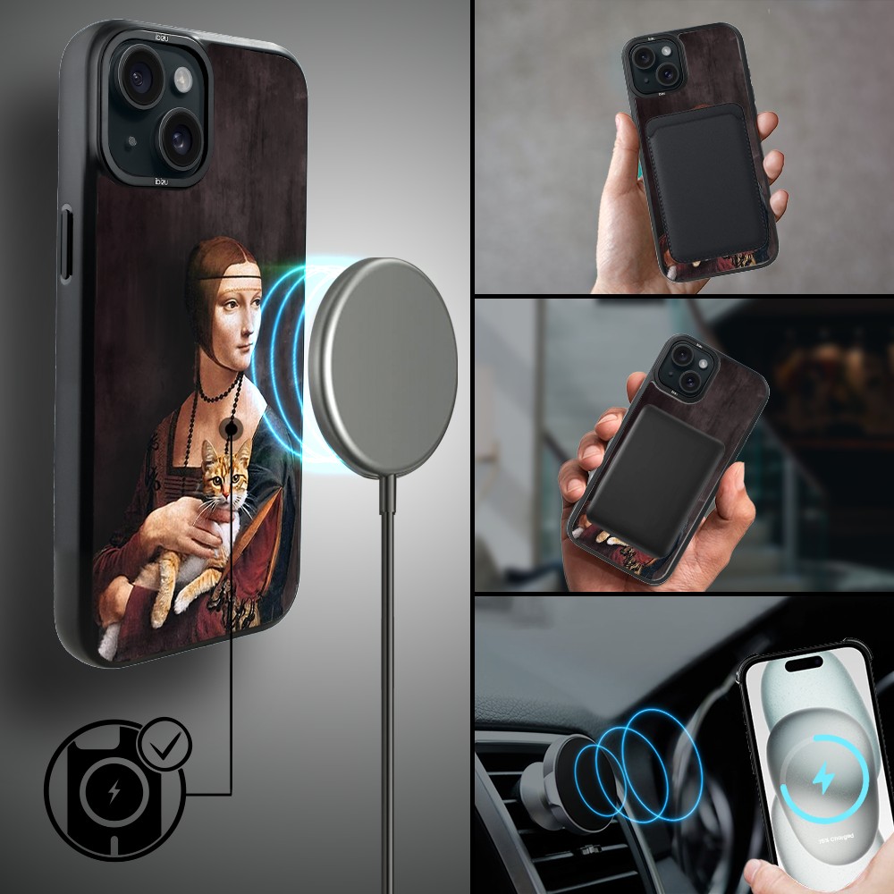 Etui-do-iPhone-15-IBIZU-DropGuard-Matt-z-MagSafe-Leonardo-Da-Vinci-dama-z-kotem (1)
