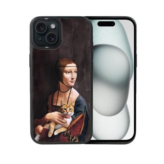 Etui-do-iPhone-15-IBIZU-DropGuard-Matt-z-MagSafe-Leonardo-Da-Vinci-dama-z-kotem (8)