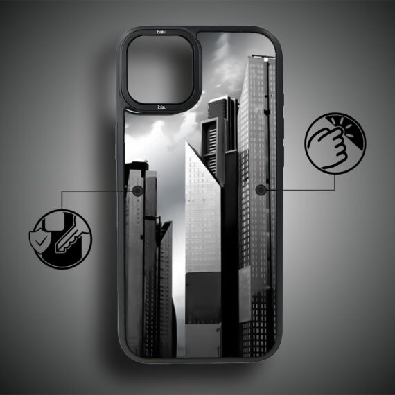 Etui do iPhone 15 IBIZU DropGuard Matt z MagSafe, Noir City, Manhattan (1)