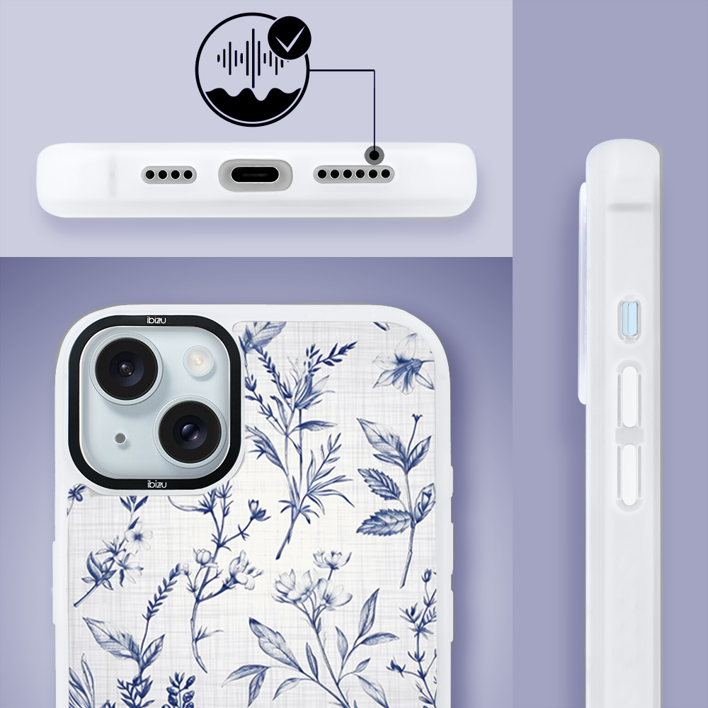 Etui-do-iPhone-15-IBIZU-DropGuard-Matt-z-MagSafe-Pastel-Bloom-Lazurowe-szepty-white (4)