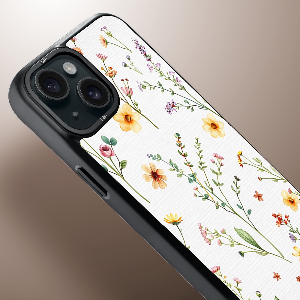 Etui do iPhone 15 IBIZU DropGuard Matt z MagSafe, Pastel Bloom, Letni bukiet (7)