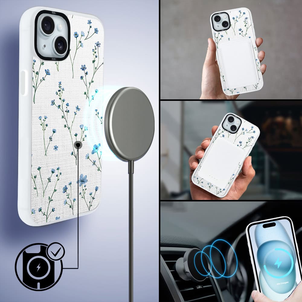 Etui-do-iPhone-15-IBIZU-DropGuard-Matt-z-MagSafe-Pastel-Bloom-Niebieski-sen-biale-6