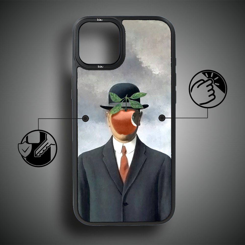 Etui-do-iPhone-15-IBIZU-DropGuard-Matt-z-MagSafe-Rene-Magritte-syn-człowieczy (7)