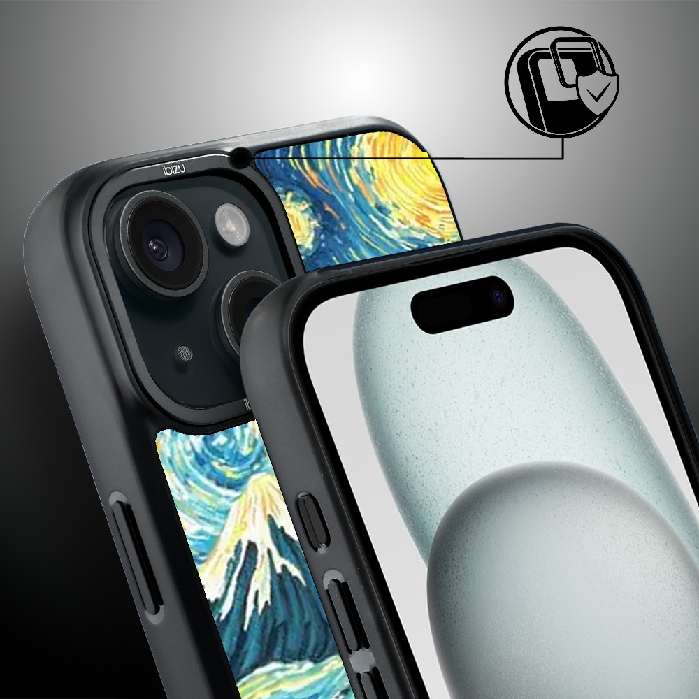 Etui-do-iPhone-15-IBIZU-DropGuard-Matt-z-MagSafe-Van-Gogh-gwieździsta-noc (3)