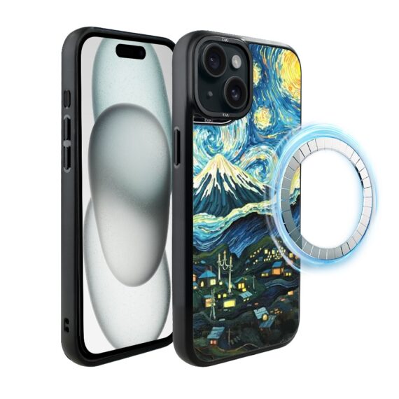 Etui-do-iPhone-15-IBIZU-DropGuard-Matt-z-MagSafe-Van-Gogh-gwieździsta-noc (6)