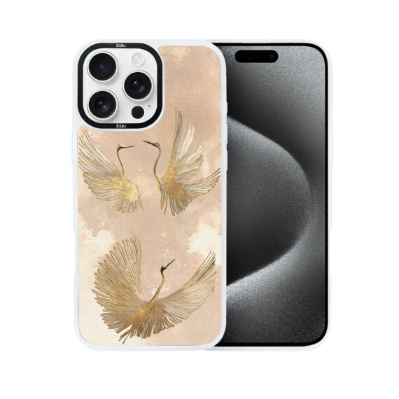 Etui-do-iPhone-15-Pro-IBIZU-DropGuard-Matt-z-MagSafe-Boho-Złote-żurawie (7)