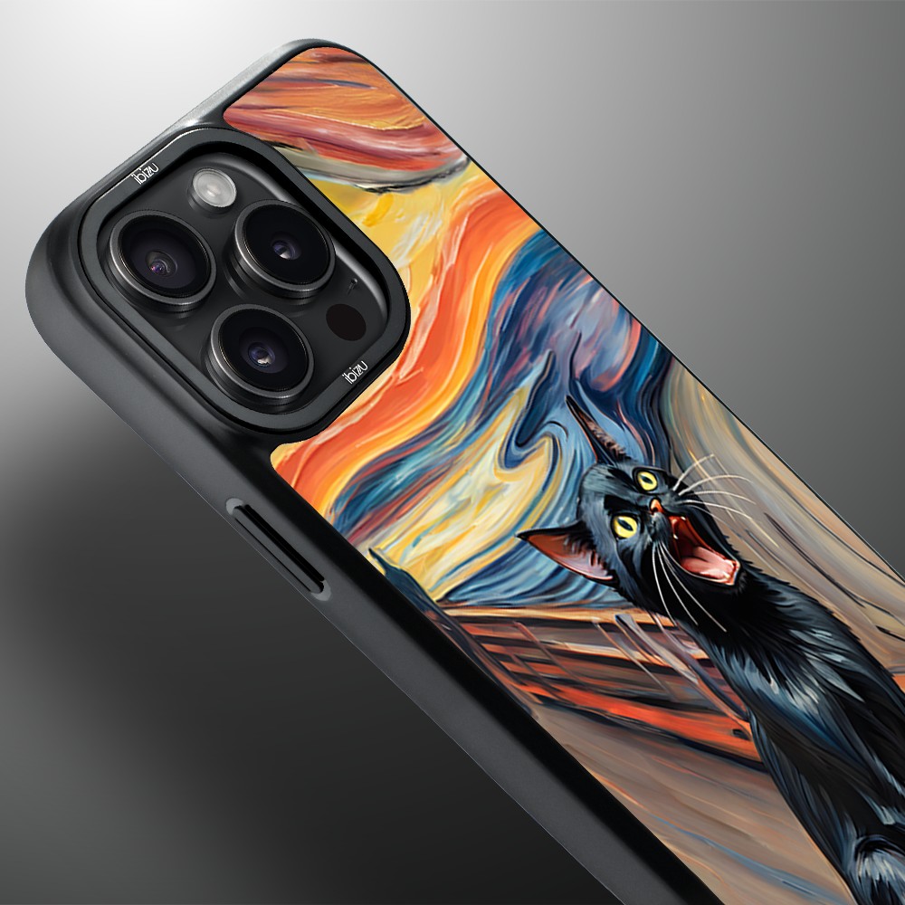 Etui-do-iPhone-15-Pro-IBIZU-DropGuard-Matt-z-MagSafe-Edvard-Munch-krzyk-kota (2)