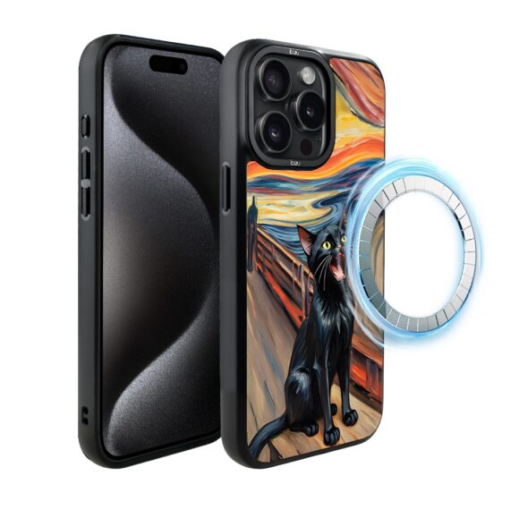 Etui-do-iPhone-15-Pro-IBIZU-DropGuard-Matt-z-MagSafe-Edvard-Munch-krzyk-kota (6)