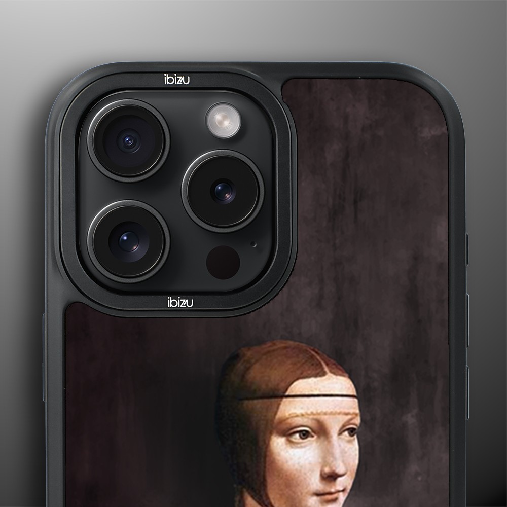 Etui-do-iPhone-15-Pro-IBIZU-DropGuard-Matt-z-MagSafe-Leonardo-Da-Vinci-dama-z-kotem (5)