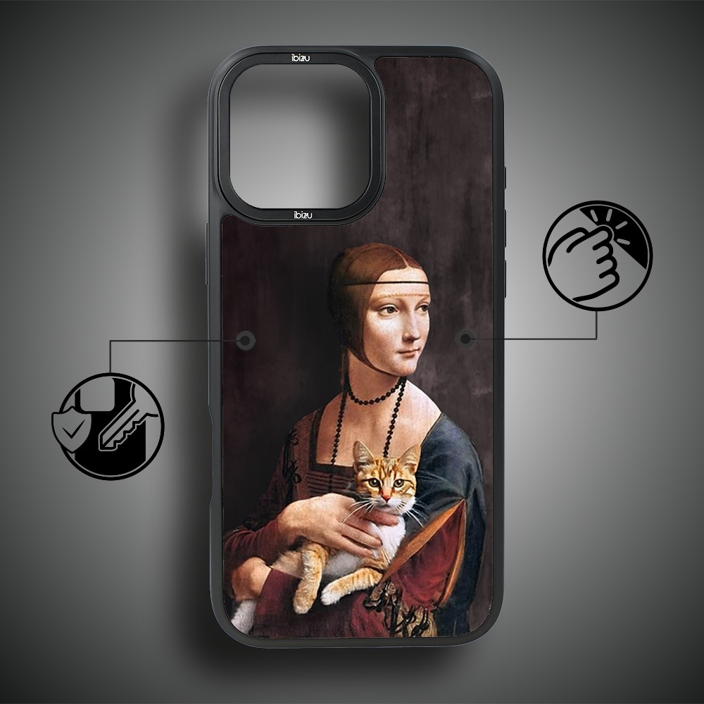 Etui-do-iPhone-15-Pro-IBIZU-DropGuard-Matt-z-MagSafe-Leonardo-Da-Vinci-dama-z-kotem (7)