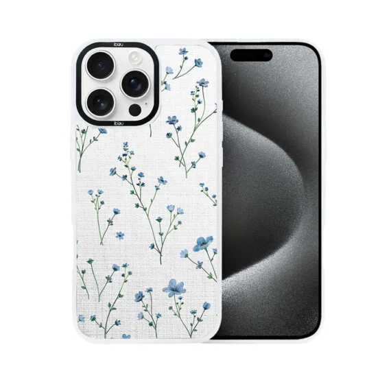 Etui-do-iPhone-15-Pro-IBIZU-DropGuard-Matt-z-MagSafe-Pastel-Bloom-Niebieski-sen-biale-5