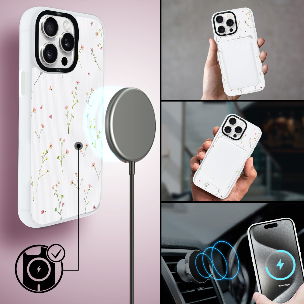 Etui-do-iPhone-15-Pro-IBIZU-DropGuard-Matt-z-MagSafe-Pastel-Bloom-Polna-fantazja-white (1)