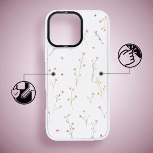 Kwiatowe etui do iPhone IBIZU DropGuard Matt 