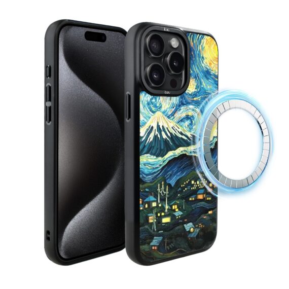 Etui-do-iPhone-15-Pro-IBIZU-DropGuard-Matt-z-MagSafe-Van-Gogh-gwieździsta-noc (6)