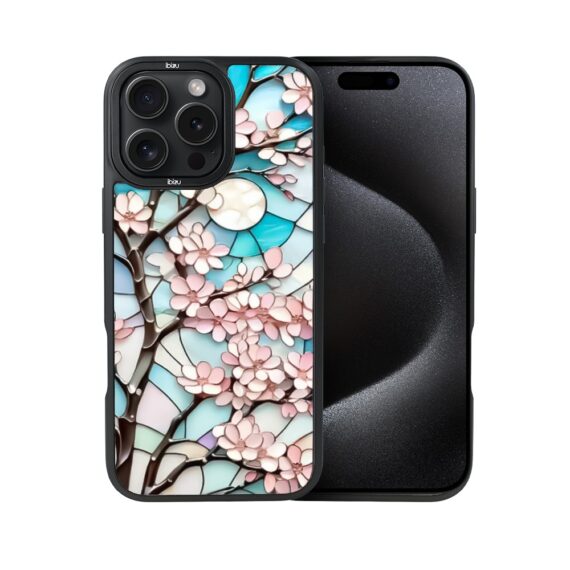 Etui do iPhone 15 Pro Max IBIZU DropGuard Matt z MagSafe, Barwy Szkła, Księżycowa Wiśnia (5)