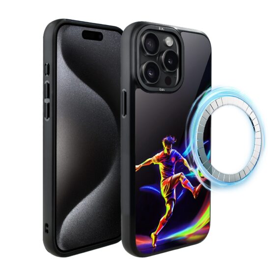Etui do iPhone 15 Pro Max IBIZU DropGuard Matt z MagSafe, #ElectroMove, W rytmie piłki nożnej (4)