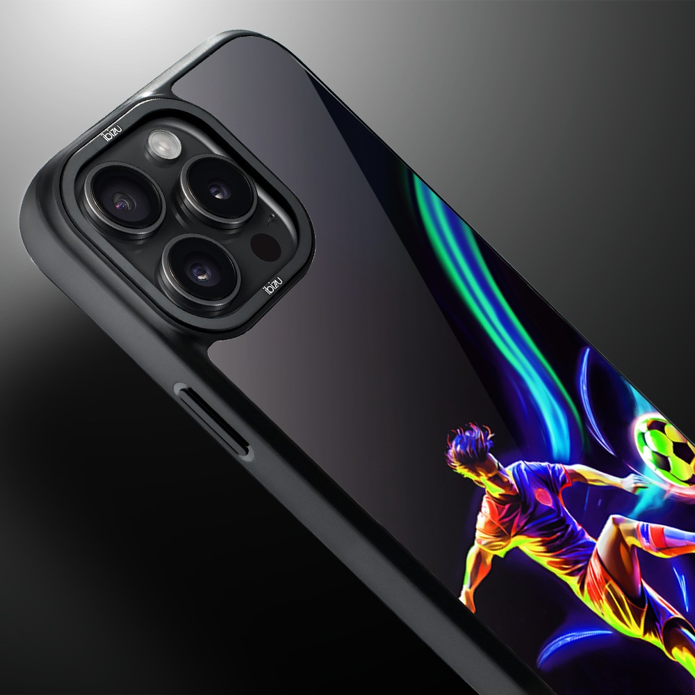 Etui do iPhone 15 Pro Max IBIZU DropGuard Matt z MagSafe, #ElectroMove, W rytmie piłki nożnej (8)