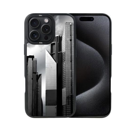Etui do iPhone 15 Pro Max IBIZU DropGuard Matt z MagSafe, Noir City, Manhattan (2)