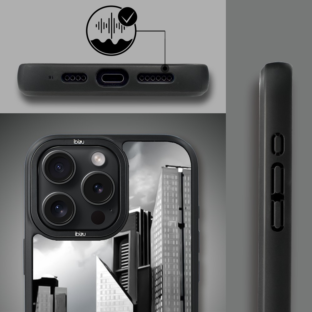 Etui do iPhone 15 Pro Max IBIZU DropGuard Matt z MagSafe, Noir City, Manhattan (6)