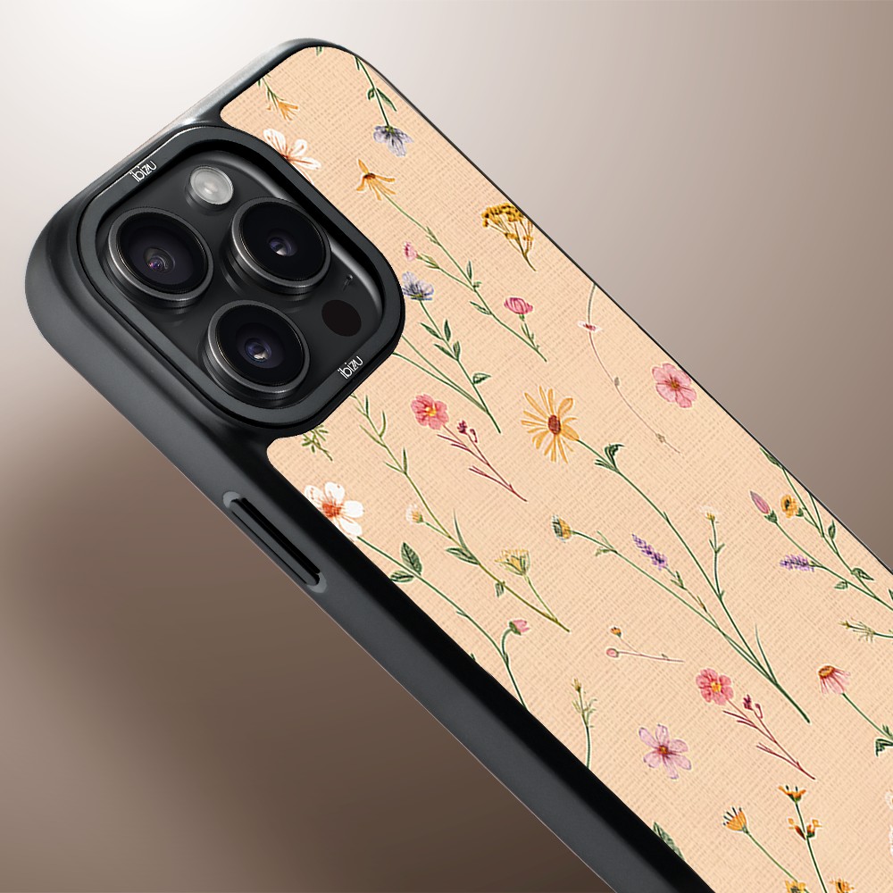 Etui do iPhone 15 Pro Max IBIZU DropGuard Matt z MagSafe, Pastel Bloom, Kolorowa łąka (6)