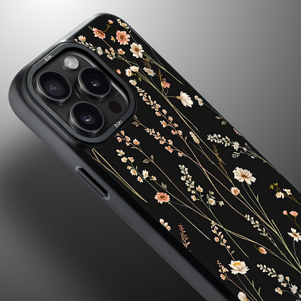 Etui do iPhone 15 Pro Max IBIZU DropGuard Matt z MagSafe, Pastel Bloom, Północny ogród (7)