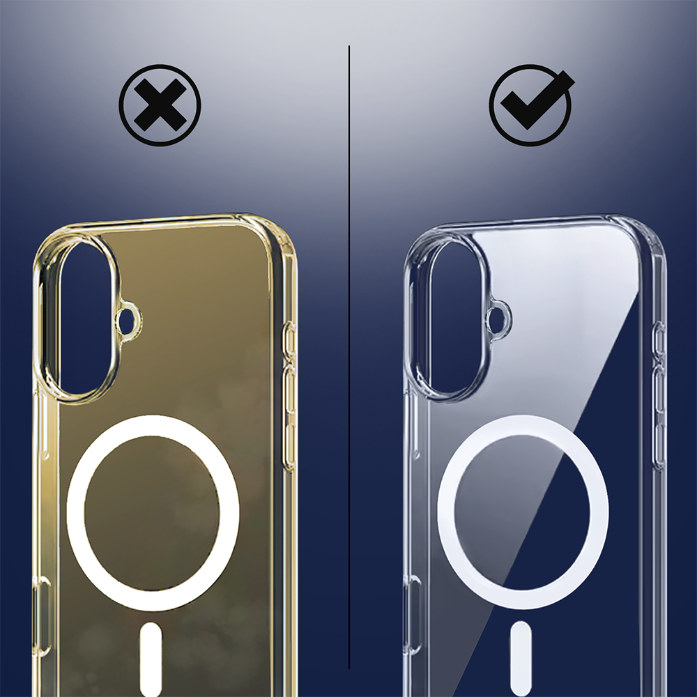Etui do iPhone 16 Clear Case MagSafe ze szklanym tyłem oraz ochroną aparatu (13)