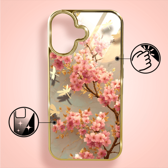 Etui-do-iPhone-16-Elite-Glass-z-MagSafe-szklany-tył-Azja-Taniec-sakury-złote (7)