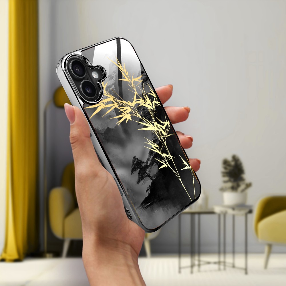 Etui-do-iPhone-16-Elite-Glass-z-MagSafe-szklany-tył-Azja-Złoty-bambus-czarne (3)
