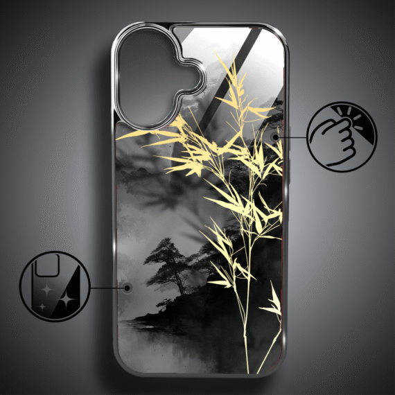 Etui-do-iPhone-16-Elite-Glass-z-MagSafe-szklany-tył-Azja-Złoty-bambus-czarne (6)