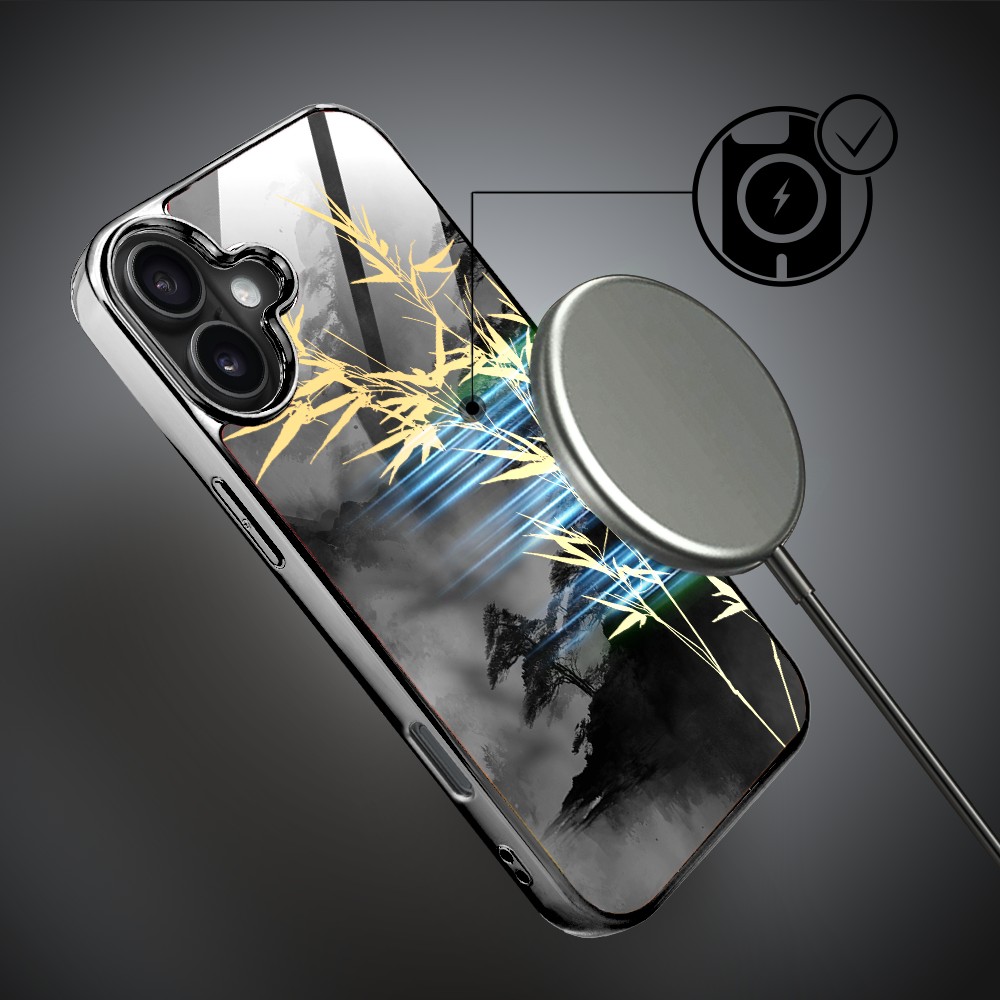 Etui-do-iPhone-16-Elite-Glass-z-MagSafe-szklany-tył-Azja-Złoty-bambus-czarne (8)