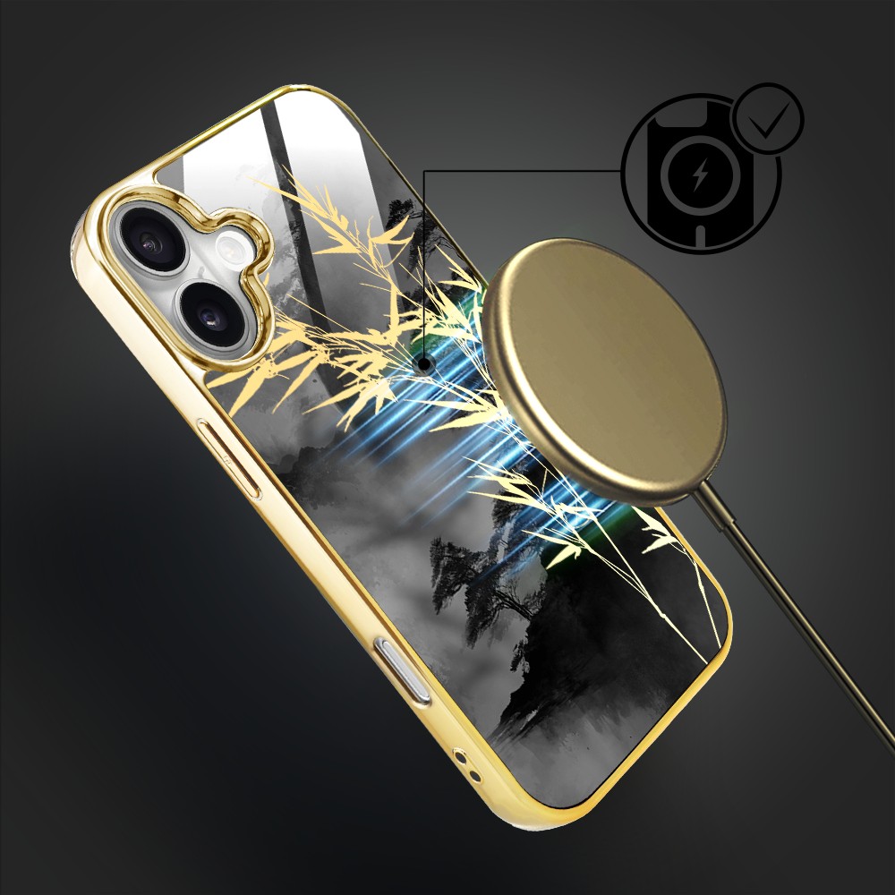 Etui-do-iPhone-16-Elite-Glass-z-MagSafe-szklany-tył-Azja-Złoty-bambus-złote (1)