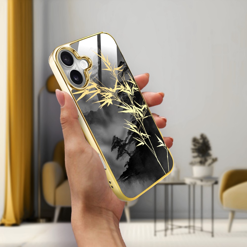 Etui-do-iPhone-16-Elite-Glass-z-MagSafe-szklany-tył-Azja-Złoty-bambus-złote (4)