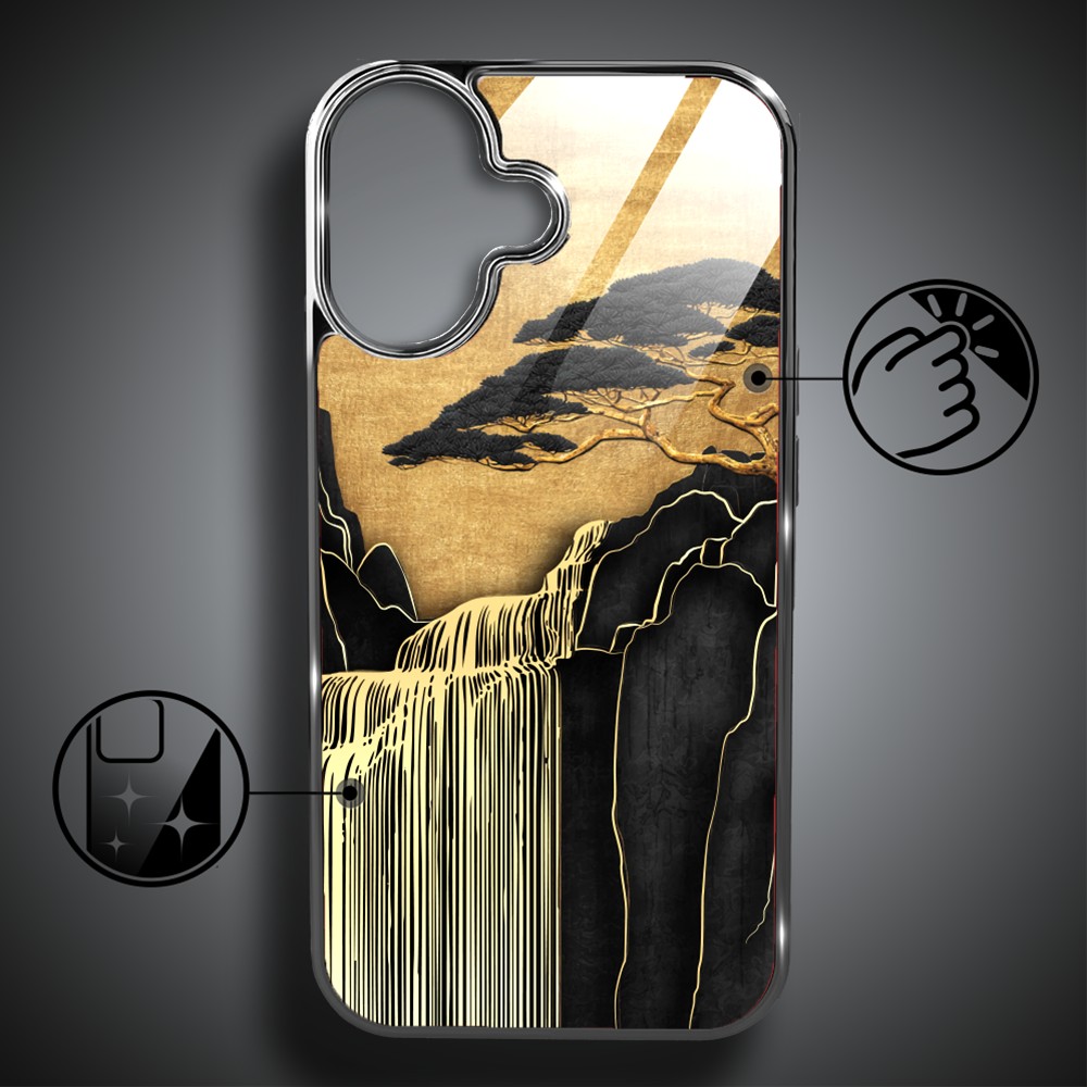 Etui-do-iPhone-16-Elite-Glass-z-MagSafe-szklany-tył-Azja-Złoty-wodospad-czarne (6)