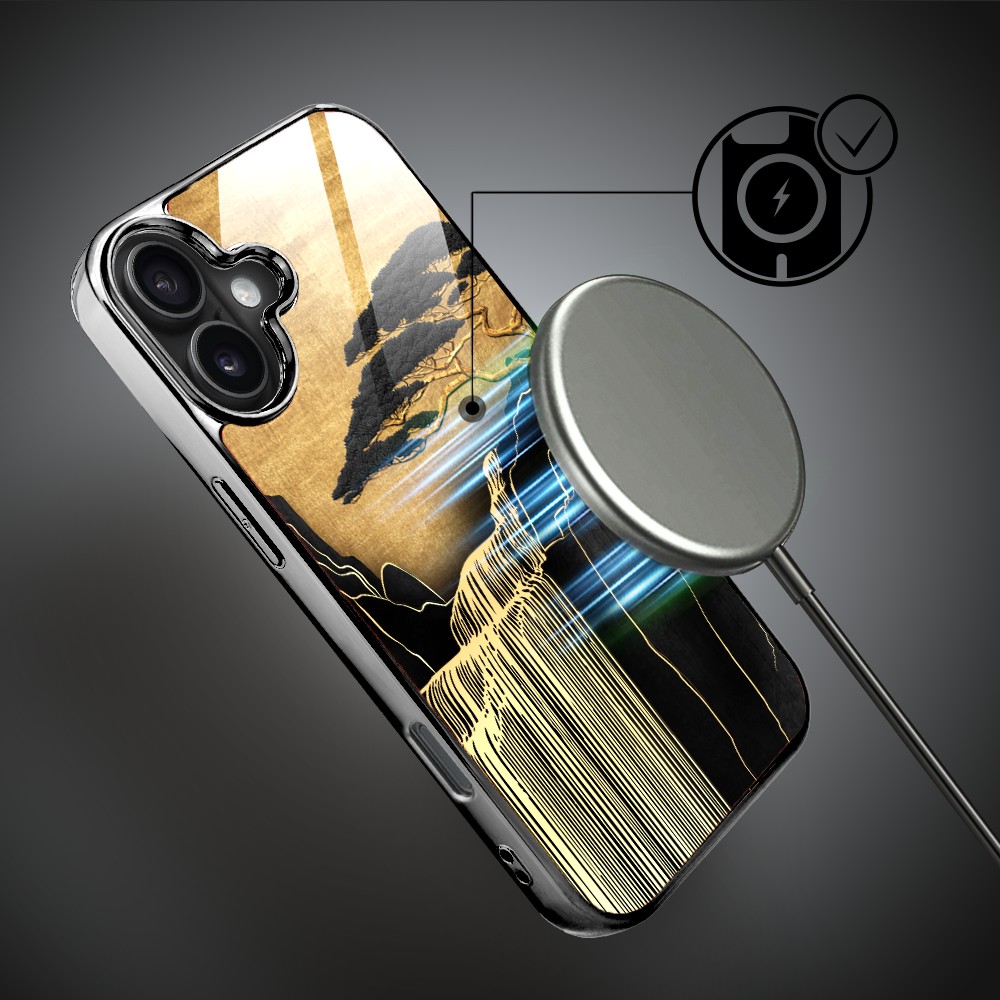 Etui-do-iPhone-16-Elite-Glass-z-MagSafe-szklany-tył-Azja-Złoty-wodospad-czarne (8)