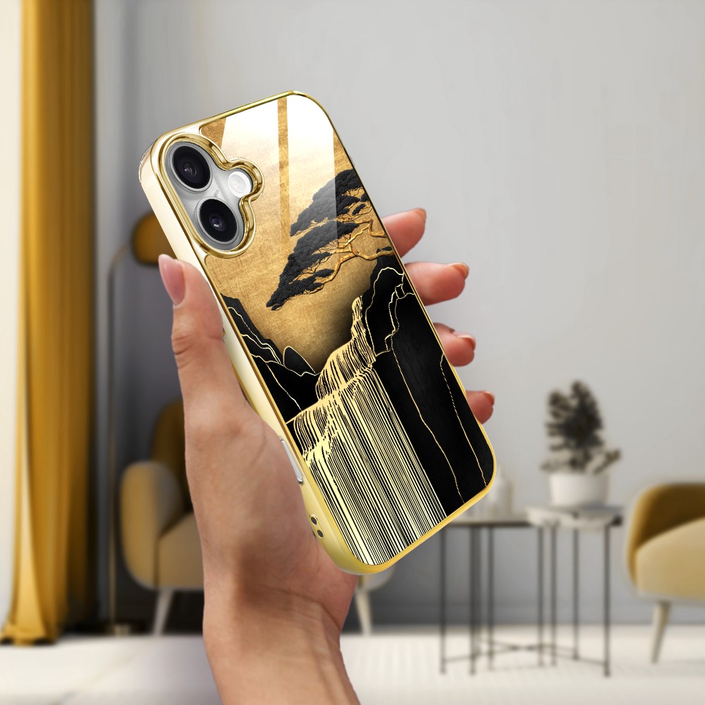 Etui-do-iPhone-16-Elite-Glass-z-MagSafe-szklany-tył-Azja-Złoty-wodospad-złote (4)