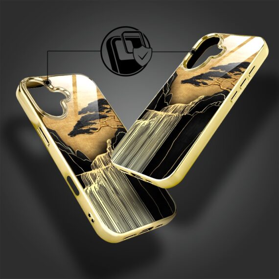 Etui-do-iPhone-16-Elite-Glass-z-MagSafe-szklany-tył-Azja-Złoty-wodospad-złote (5)