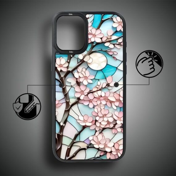 Etui do iPhone 16 IBIZU DropGuard Matt z MagSafe, Barwy Szkła, Księżycowa Wiśnia (4)