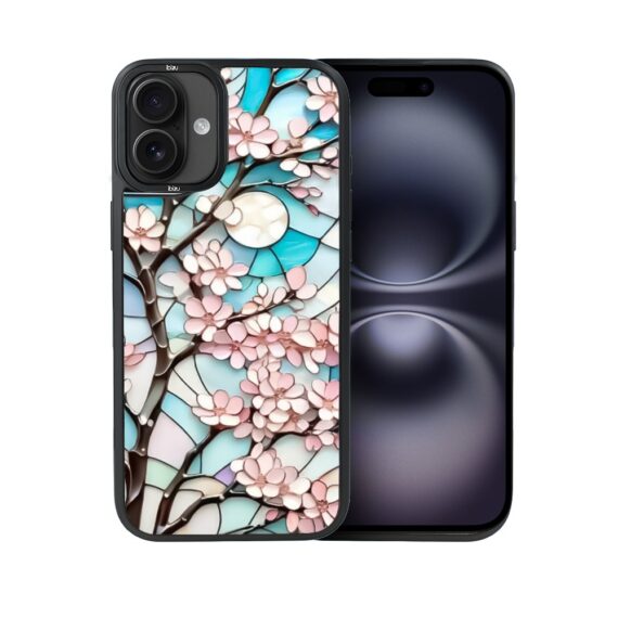 Etui do iPhone 16 IBIZU DropGuard Matt z MagSafe, Barwy Szkła, Księżycowa Wiśnia (5)