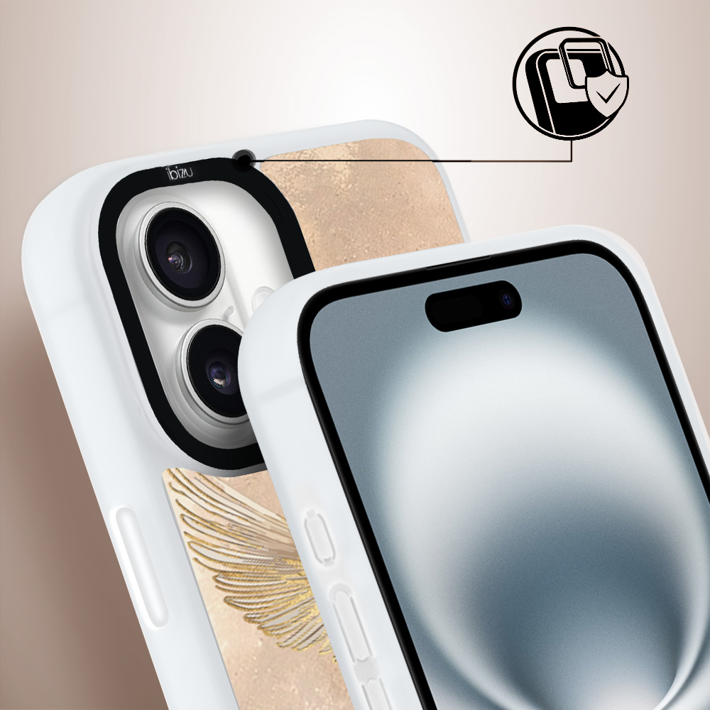 Etui-do-iPhone-16-IBIZU-DropGuard-Matt-z-MagSafe-Boho-Złote-żurawie (5)