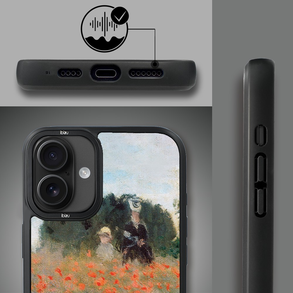 Etui-do-iPhone-16-IBIZU-DropGuard-Matt-z-MagSafe-Claude-Monet-pole-maków (4)
