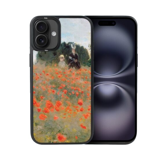 Etui-do-iPhone-16-IBIZU-DropGuard-Matt-z-MagSafe-Claude-Monet-pole-maków (8)