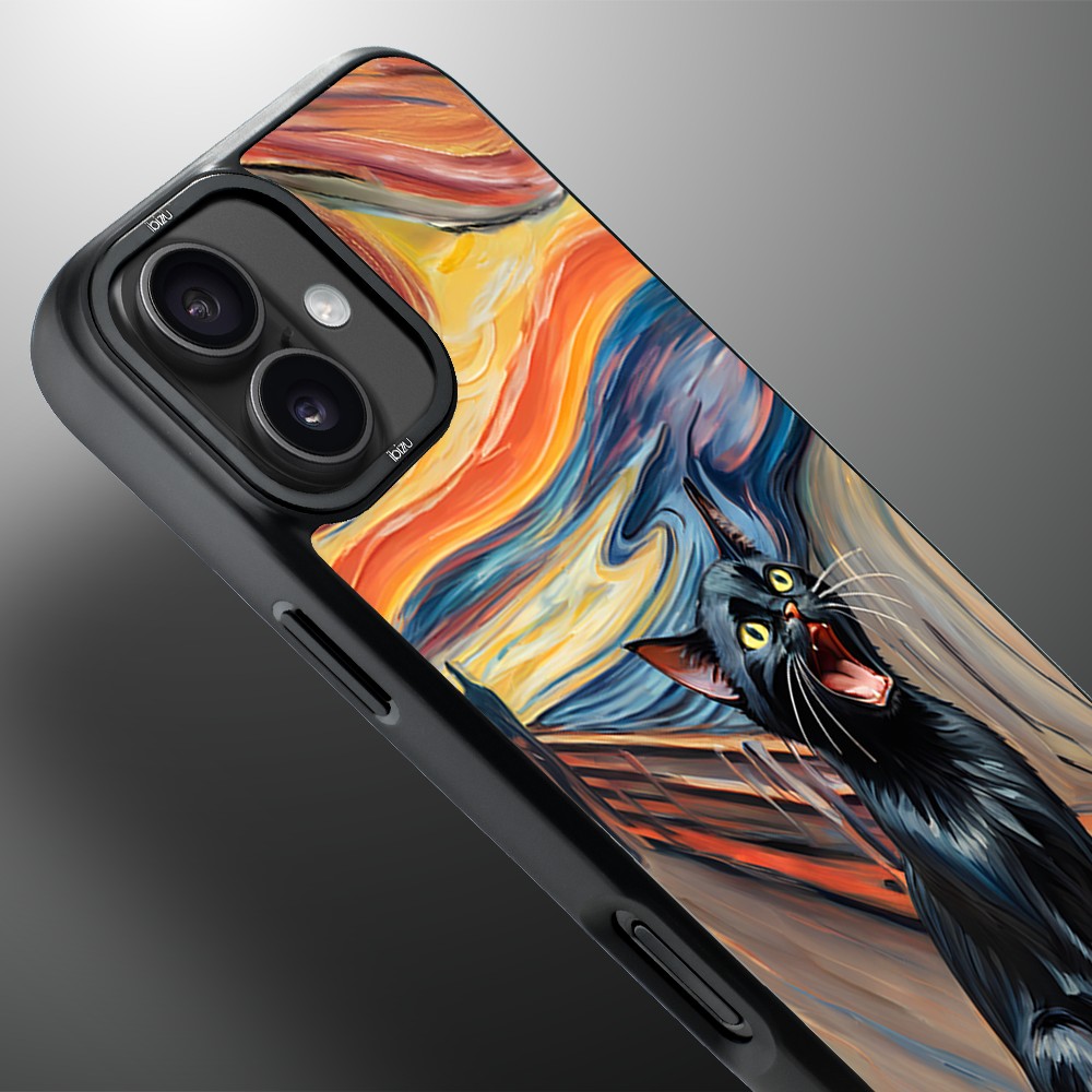Etui-do-iPhone-16-IBIZU-DropGuard-Matt-z-MagSafe-Edvard-Munch-krzyk-kota (2)